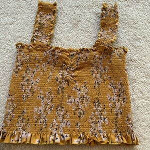 Billabong ruche cropped top sz S